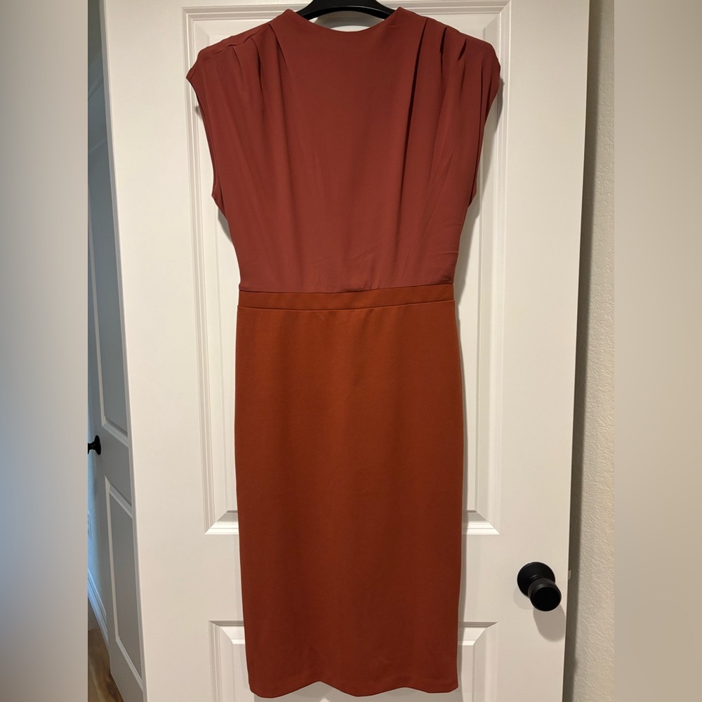 Express Terracotta Midi Dress